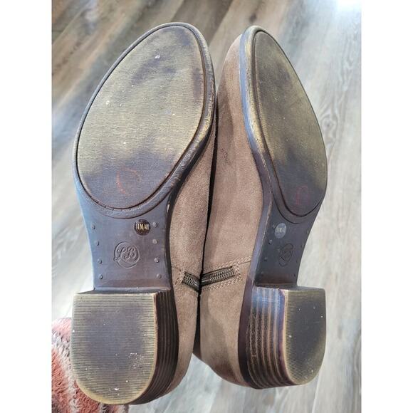 Lucky Brand Suede Women's Brown Booties size 11 #4 - Picture 5 of 7